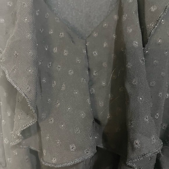 Mixed 26 Black mid length dress size Large - Picture 2 of 3